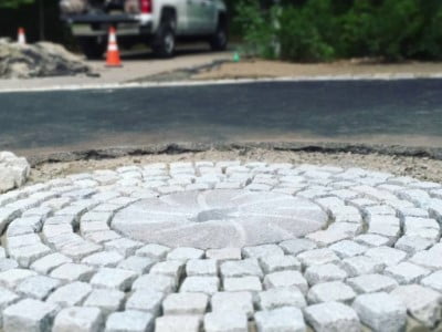 Warwick Paving Contractors Laying Cobblestones in Warwick 